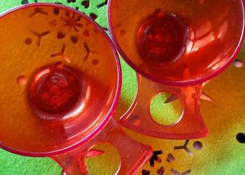 Miseczki tworzywo Ikea czerwone 2 szt Nowe