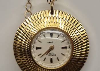 Zegarek wisiorek *Chaika/Exacta* ZSRR  Au 5