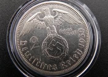 2 Reichsmark 1939 Hindenburg A Niemcy HK