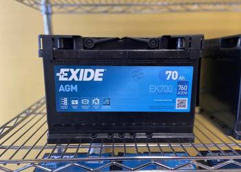 Akumulator EXIDE AGM  70Ah 760A 696x737x599 DOWÓZ GRATIS