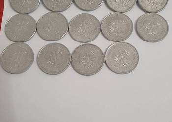 Monety aluminiowe 1 zł 1986r