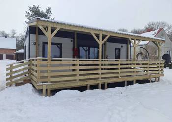 Całoroczny domek mobilny 35m2 plus taras