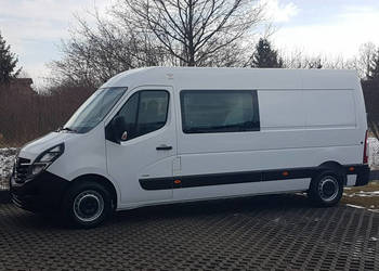 Opel Movano MASTER 7 OSÓB L3H2 BRYGADÓWKA DŁUGI WYSOKI KLIMA TEMPOMAT NAWI…
