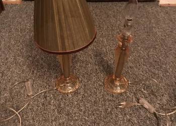 lampki nocne 2 sztuki z abażurami