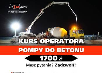 Kurs Pompa do mieszanek betonowych pompogruszka