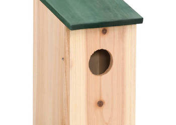Domki dla ptaków 10 szt. lite drewno jodłowe 12x12x22 cm WM-314815