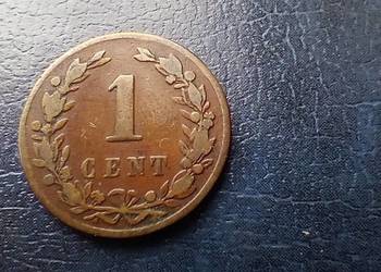 Stare monety 1 cent 1878 Holandia