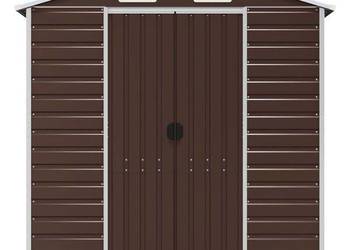 vidaXL Szopa ogrodowa brązowa 191x215x198 cm(SKU:3188265)
