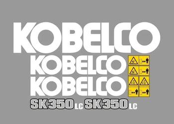 Naklejki oklejenie naklejka - KOBELCO SK350LC Zamiennik