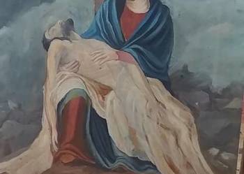 Stary obraz ręcznie malowany płótno