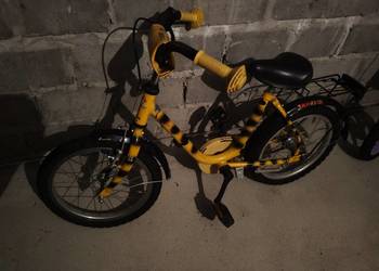 Janosch Tiger Tygrys - Rower dziecięcy 16'' cali - żółty