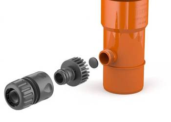 Bryza PVC Odzyskiwacz wody deszczowej 90 mm ceglasty