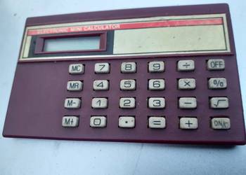 Retro mini kalkulator,calculator z lat 80-siątych.
