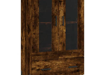 Wysoka szafka przydymiony dąb 695x31x115 cm WM-828313