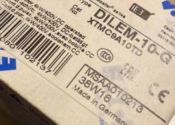 STYCZNIK MOCY DILEM-10-G (24VDC) 8.8A 3P 24V DC 010213 EATON