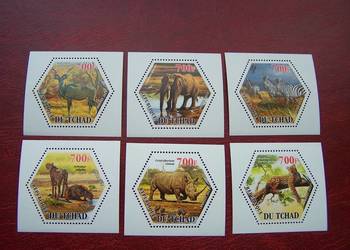 Czad 2014 MNH Fauna Zwierzęta Dzikie Zwierzęta Afryki