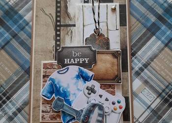 Kartka personalizowana handmade na urodziny