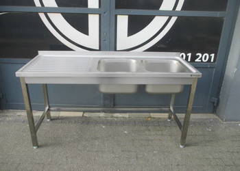 Nowy Zlew Gastronomiczny 2 Komorowy 160/60/85