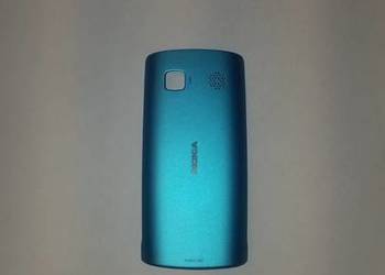 100% Oryginał plecki klapka baterii Nokia 500 niebieska nieużywana