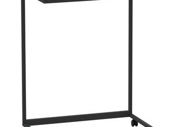 vidaXL Stolik boczny na kółkach, czarny, 55x35x70 cm(SKU:343101)