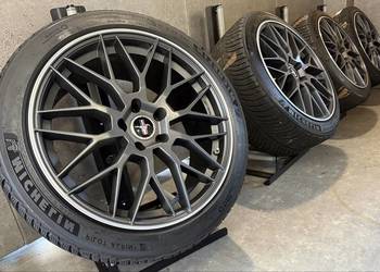 ZIMA 19 cali Ford Mustang felgi koła komplet z oponami 5x114.3 ET40 9J