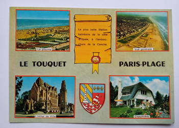 Pocztówka Le Touquet Paris-Plage lata 60-te NOWA! Pocztówka Le Touquet Paris-Plage lata 60-te NOWA!