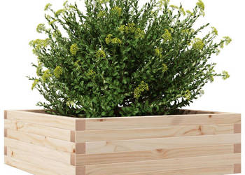 Donica ogrodowa 70x70x265 cm lite drewno sosnowe WM-847303