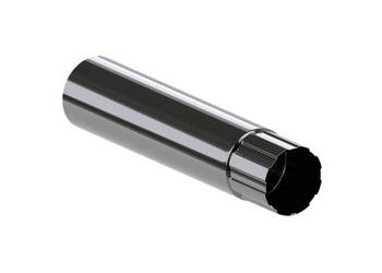 Krop rura spustowa fi 90mm 4m czarny metal