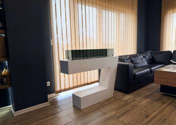 Biokominek Kominek wolnostojący 80 x 30 x 125 cm BIAŁY