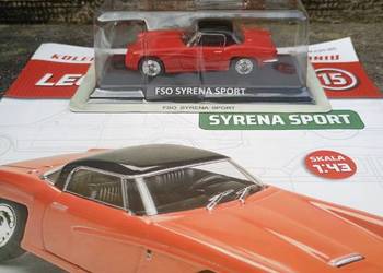 SYRENA SPORT Kultowe auta PRL Deagostini Legedny FSO model 1/43 kolekcja