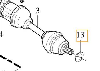 VOLVO S90 V90 XC90 II podkladka sruby polosi OE 31367618