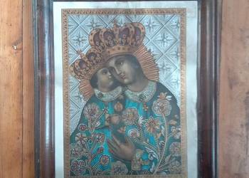 Święty obraz Kalwaria litografia