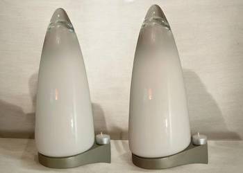 Kinkiety Włoskie Leucos Goccia szkło Murano vintage