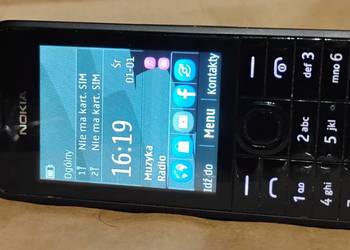 NOKIA 301 Dual SIM RM- 839 + ładowarka bez simlock