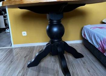 Stół dębowy na solidnej nodze (OPIS! )