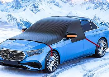 Pokrowiec Uniwersalny Antykryształowy i Antyśnieżny z Paskami Odblaskowymi