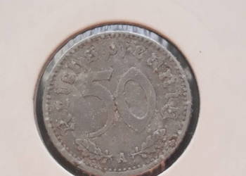 50 Fenigów Niemcy 1942 r. - men A