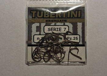 Haczyki Wędkarskie Tubertini Serie 7 Bronzato rozm 8