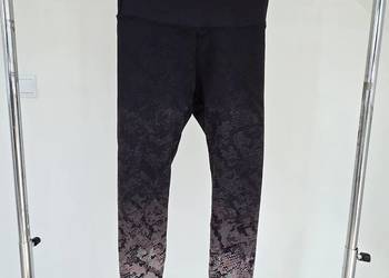 Legginsy zwierzęcy print czarno brązowe