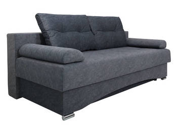 Kanapa Tapicerowana Ciemnoszara bez Boków IBIZA