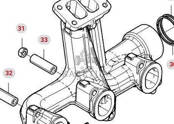 Massey Ferguson 7718S DYNA-VT Kolektor Wylotowy CZĘŚCI ACX2640820