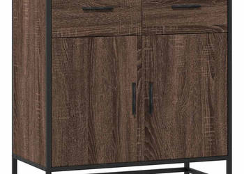 Szafka brązowy dąb 68x35x76 cm materiał drewnopochodny WM-848983