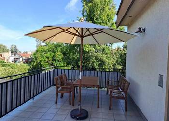 Drewniany zestaw ogrodowy