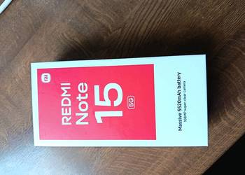 Redmi note 15  5G . Nowy zapakowany