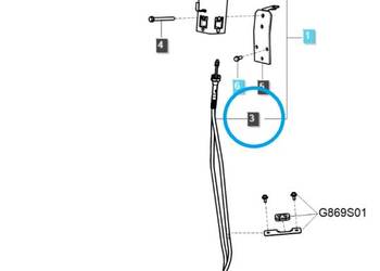 Linka rozdzielacza hydraulicznego - LS Tractor LS MT3.35/LS MT3.40/LS MT3.…