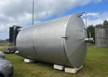 Zbiornik nierdzewny 28 000 l, inox, kwasówka - zbiornik pionowy
