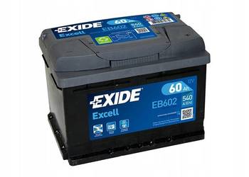 Akumulator EXIDE EXCELL 60AH 540A EN PRAWY+