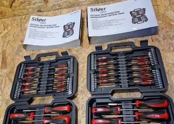 Zestaw śrubokrętów i bitów w walizce Silver 58 el