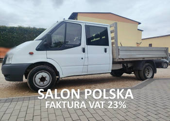 Ford Transit Doka 7 osób na bliźniaku, skrzynia,