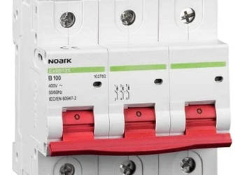 NOARK Wyłącznik nadprądowy 3P Typ B 100 A 15kA AC (102782)